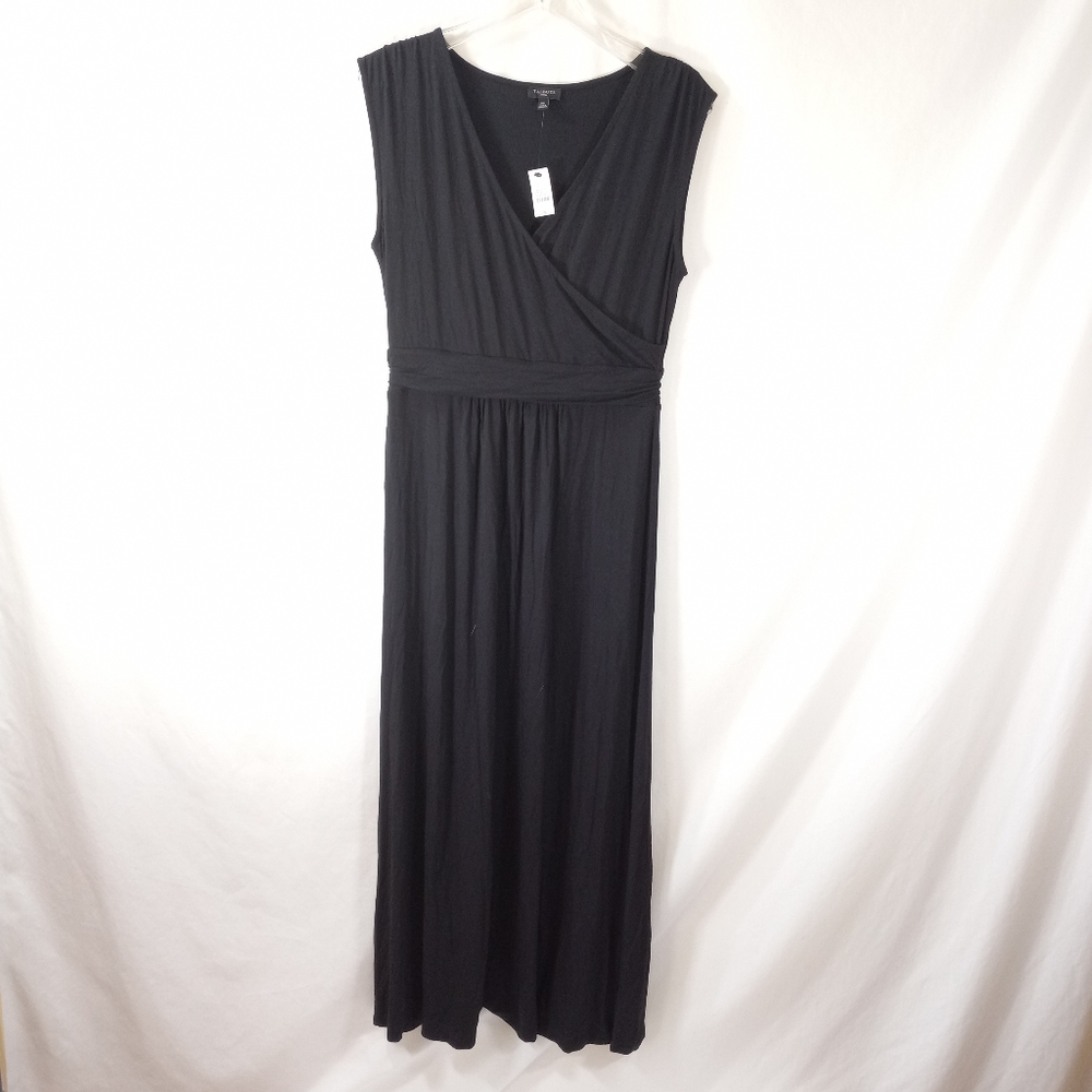 NWT TALBOT BLACK SOFT MAXIDRESS SZ MP